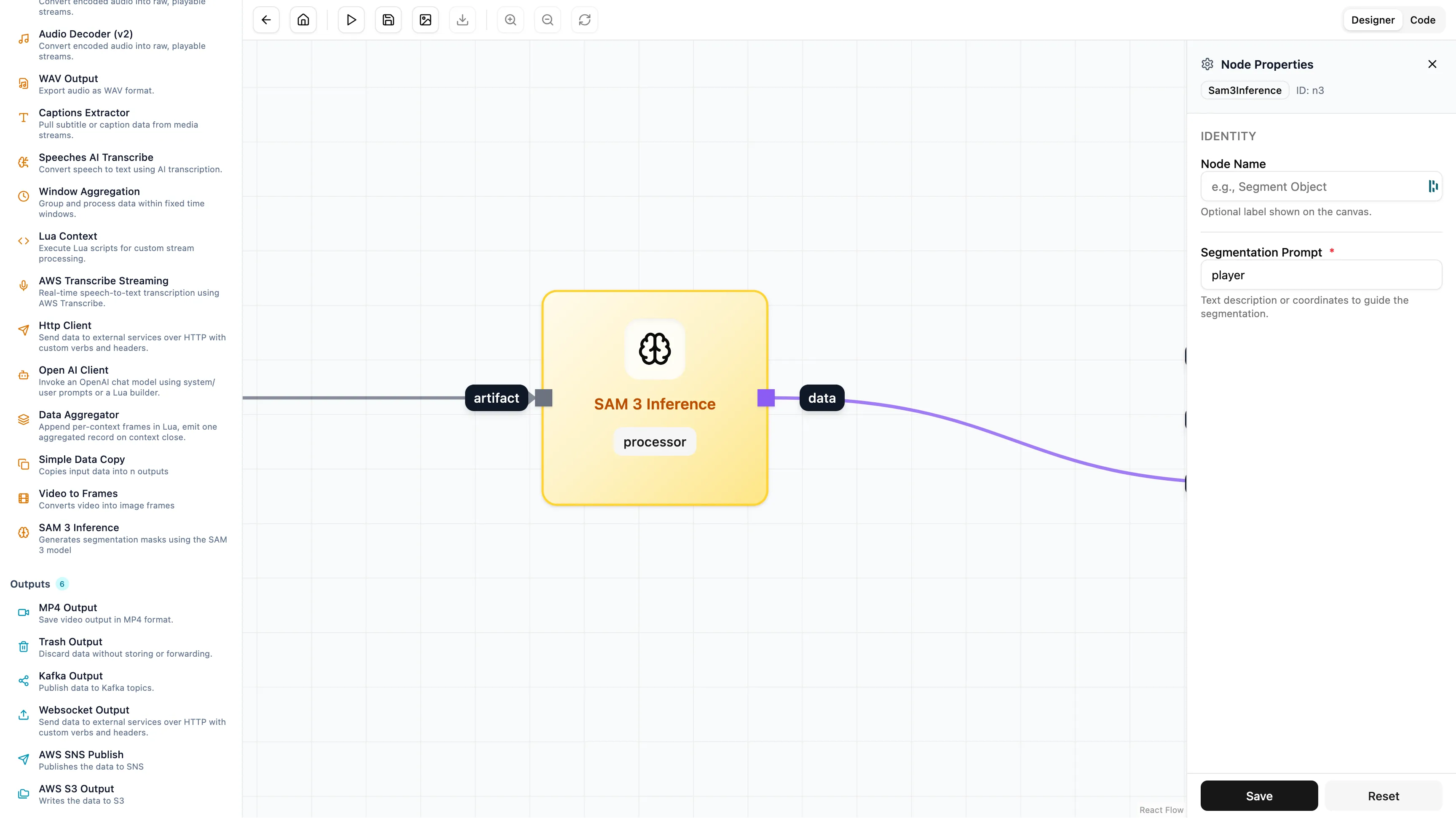 Fifth Layer SAM 3 Node Configuration